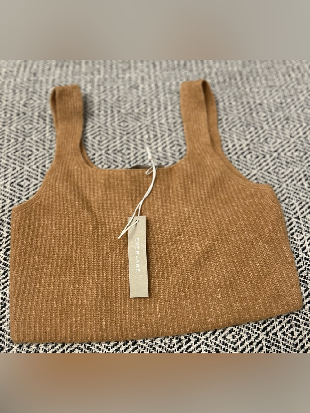 NWT Everlane Women's Knit Tank Top Carmel, Size Small